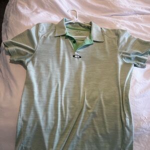 Oakley Men's Light Green Polo Shirt